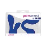 PalmPower® - PalmSensual Head Attachments (For Use With PalmPower®) – Blue – 2pcs